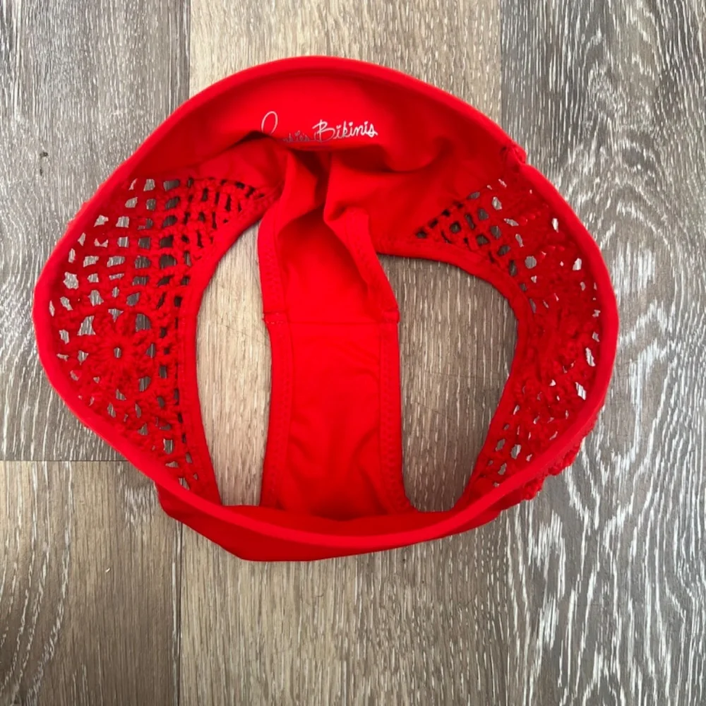 Frankie's Bikinis Crochet KOA Bottom Red